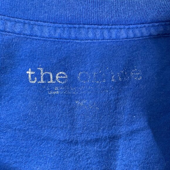 Office Dunder Mifflin Crewneck T Shirt XL Blue Short Sleeve Comedy Television - Picture 6 of 6